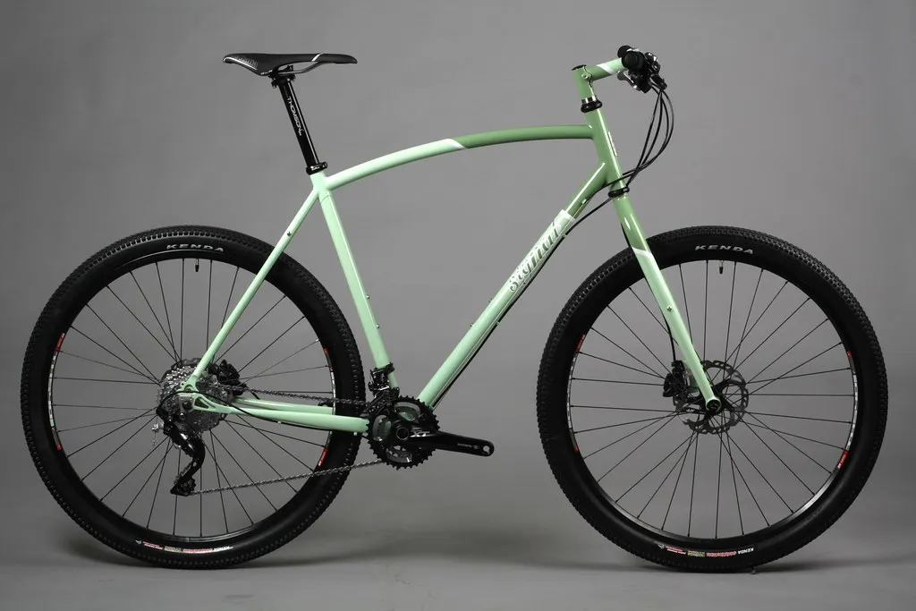Brian's new adventure bike, full profile