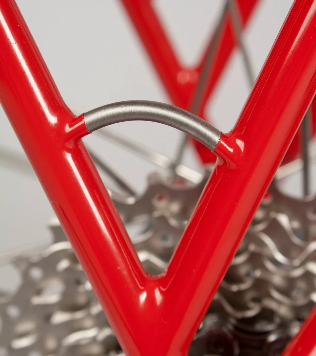 Stainless bag loop detail