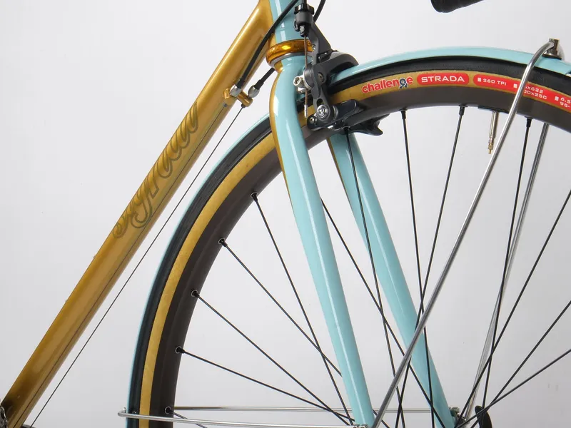 Studio shot, front wheel detail