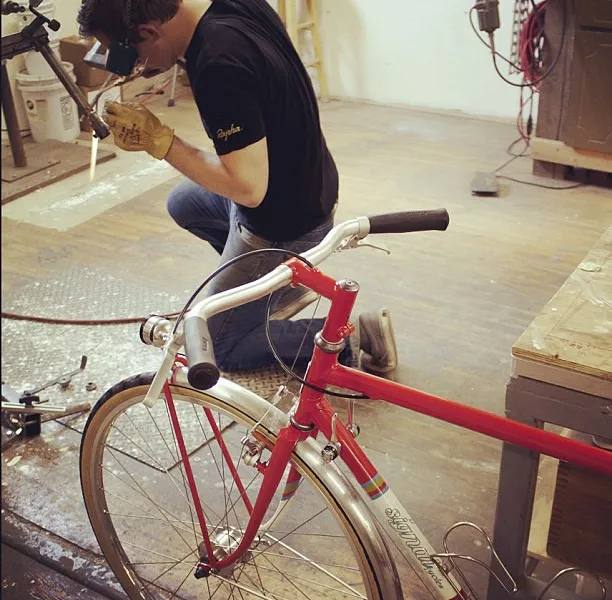 Brazing the frame