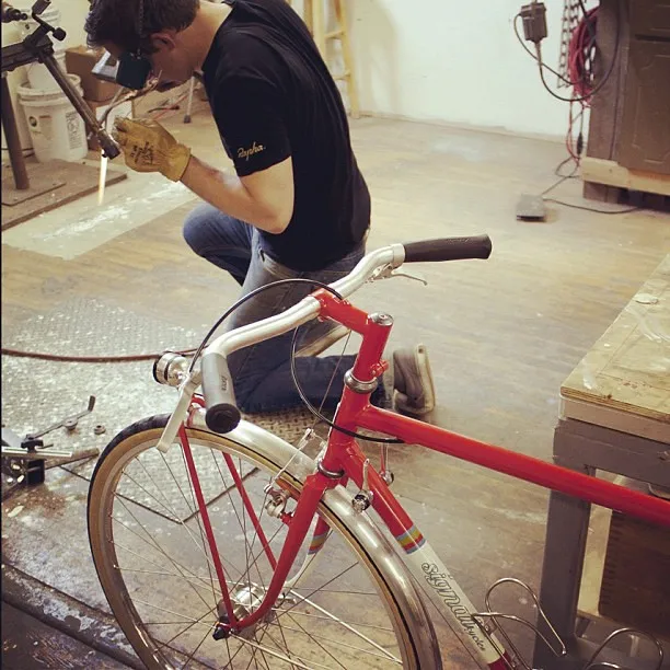 Brazing the frame